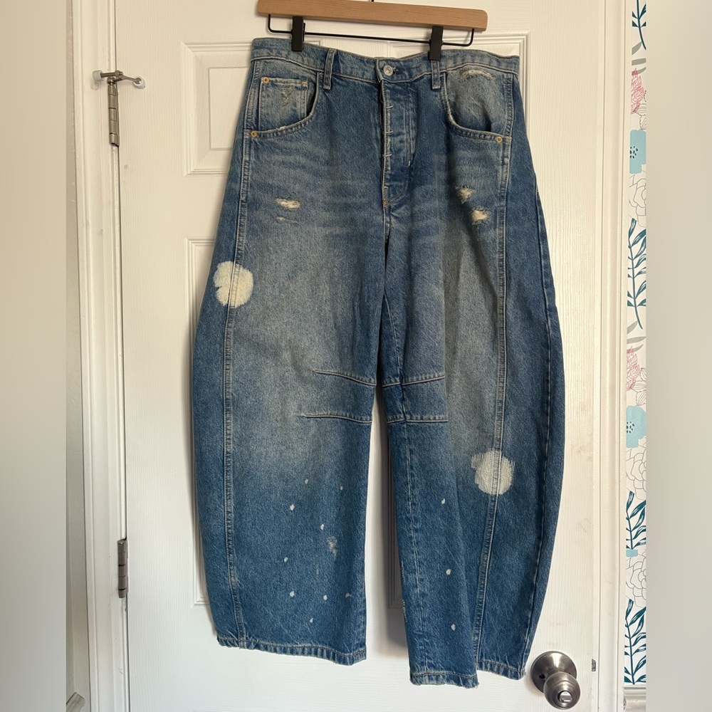 Free people barrel jeans size 30